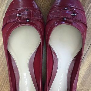 Red Antonio Melani shoes size 7 1/2 medium